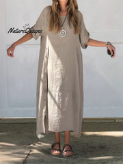 Women's Linen Cotton Dress