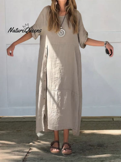 Women's Linen Cotton Dress