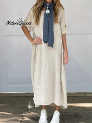 Women's Linen Cotton Dress