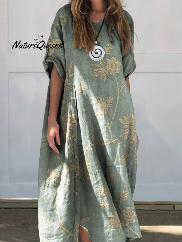 Women's Linen Cotton Dress