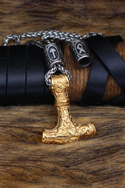 Men's Hammer Necklace Jewelry