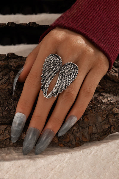 Creative Angel Wings Geometric Ring